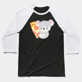 Cute Koala eats pizza perfect gift for pizza and koala lovers and pizza addicts Baseball T-Shirt